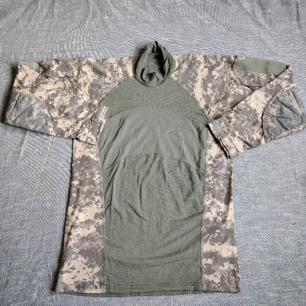 US Army Combat Shirt Fire Resistant Digital Camo‎ Team Soldier Military Small